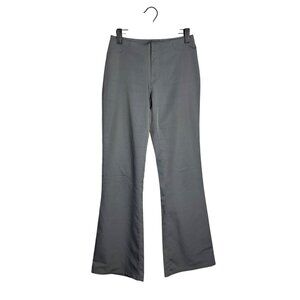 Vintage Paris Blues‎ Flare Leg Pants Size 1 Low Rise Gray Y2K Dress Pant Casual